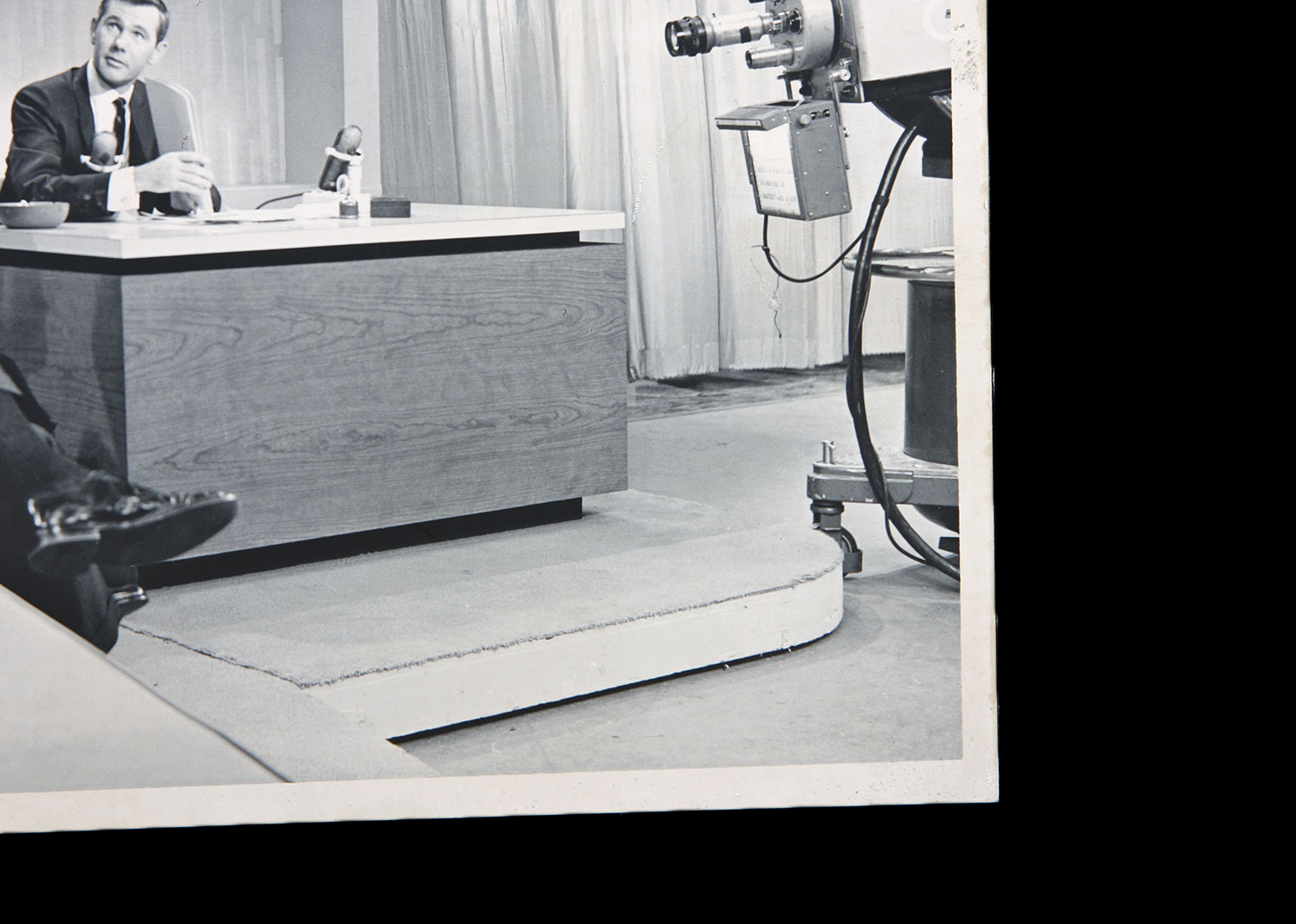 Silver Gelatin Print of First "The Tonight Show" Taping with Joan Crawford