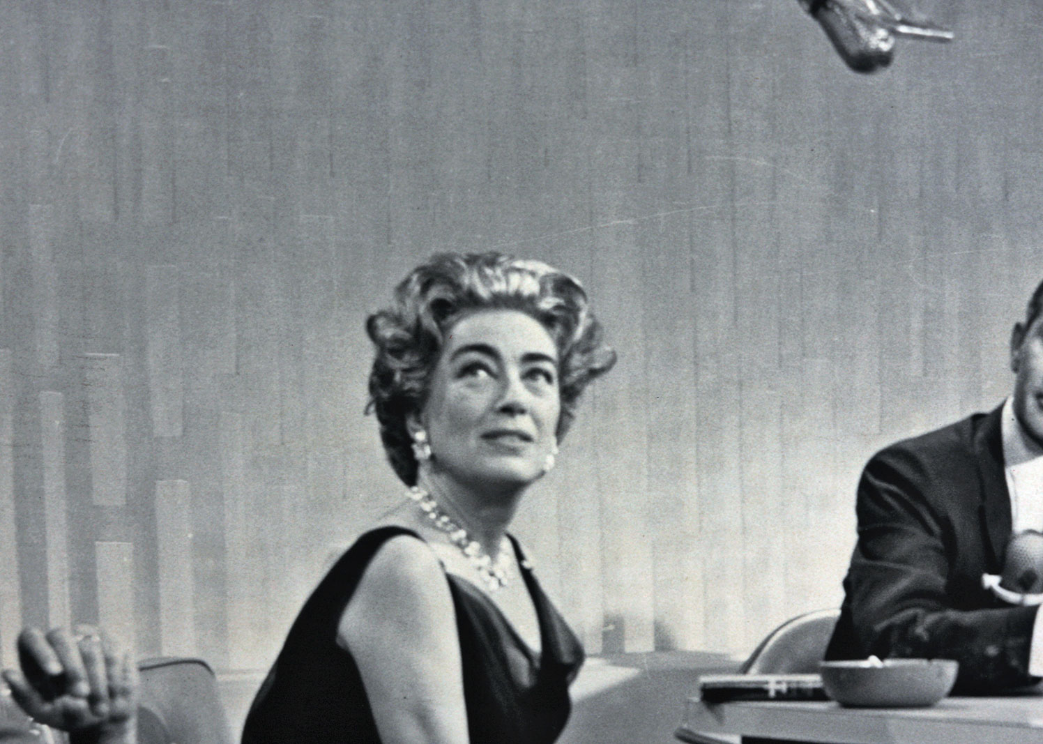 Silver Gelatin Print of First "The Tonight Show" Taping with Joan Crawford