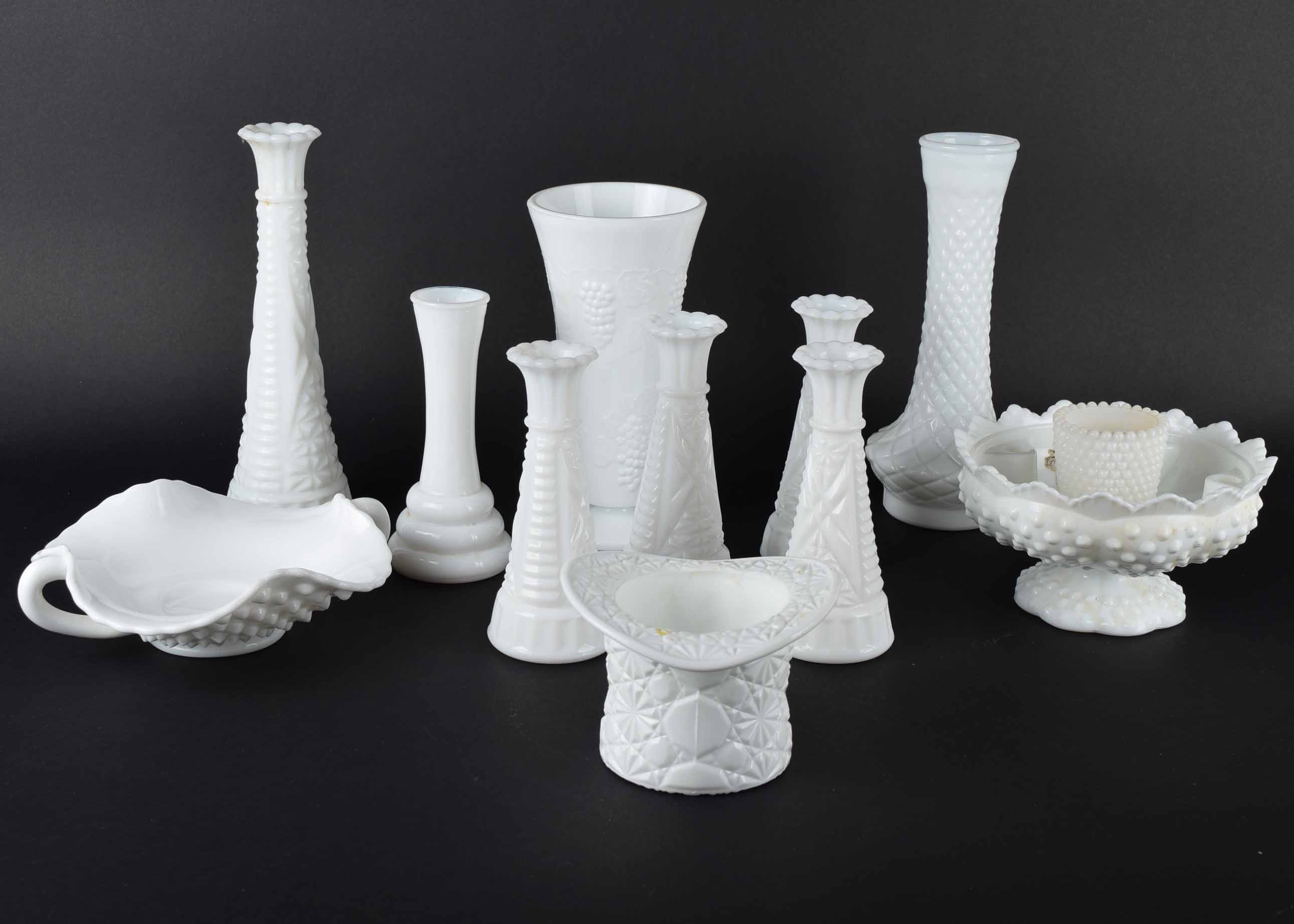 Milk Glass Collection