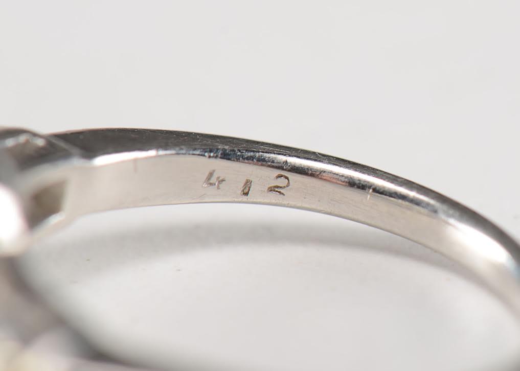 4.20 Carat Diamond and Platinum Ladies Engagement Ring