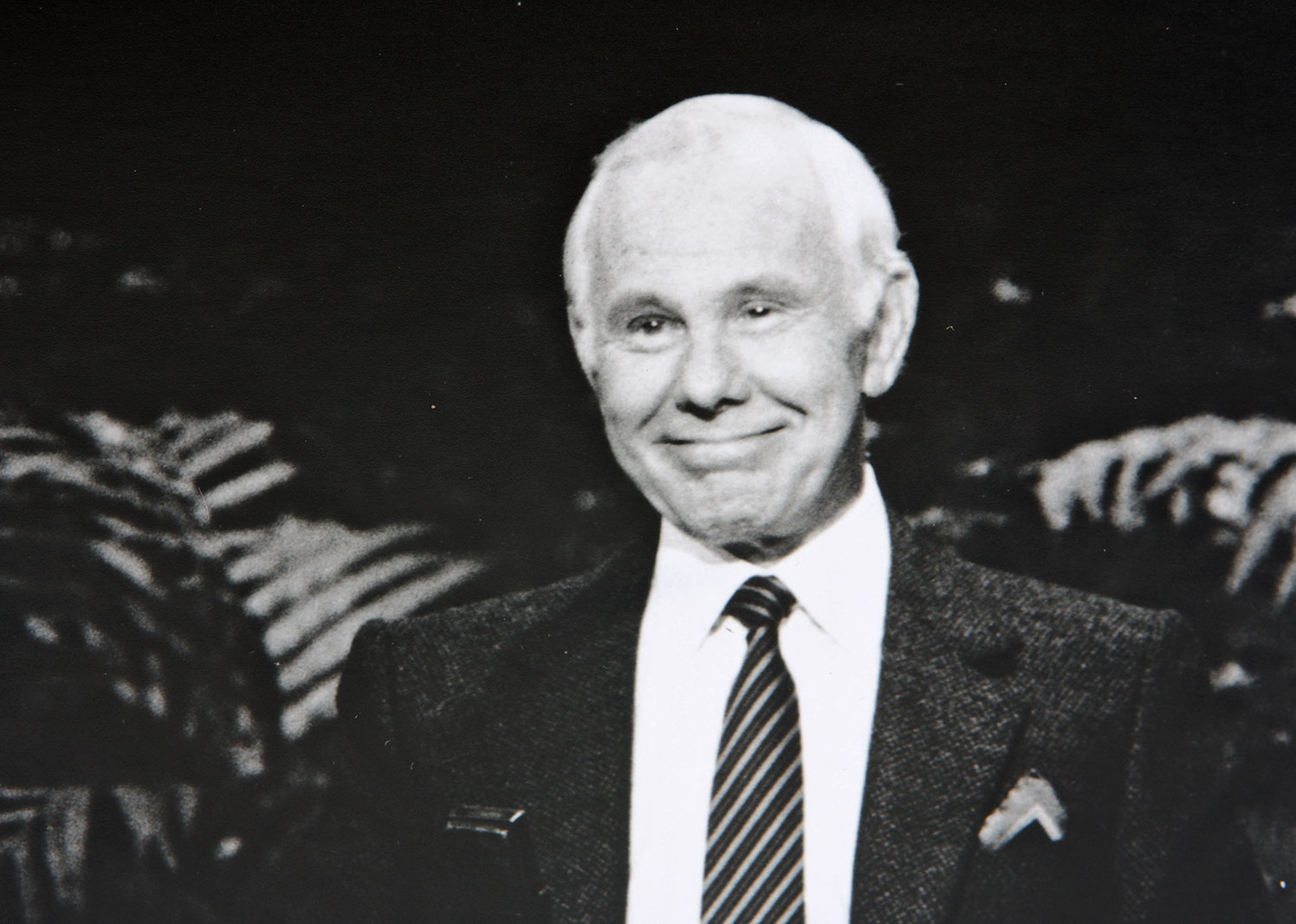 Original Negative and Silver Gelatin Print of Ed McMahon and Johnny Carson on "The Tonight Show"