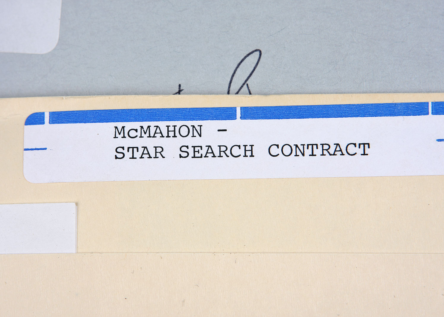 Collection of Ed McMahon's "Star Search" Documents, Letters and Memos