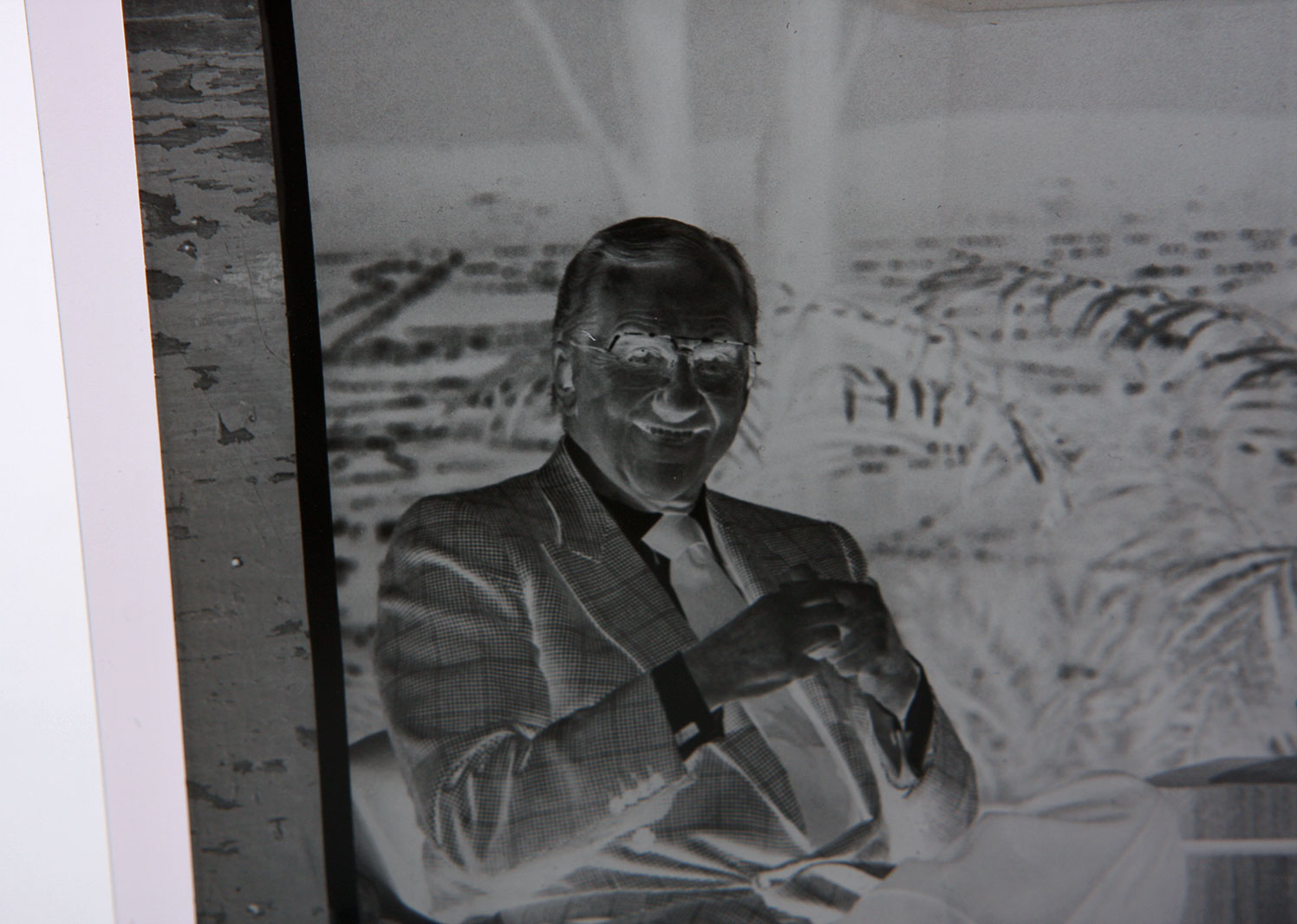 Original Negative and Silver Gelatin Print of Ed McMahon and Johnny Carson on "The Tonight Show"