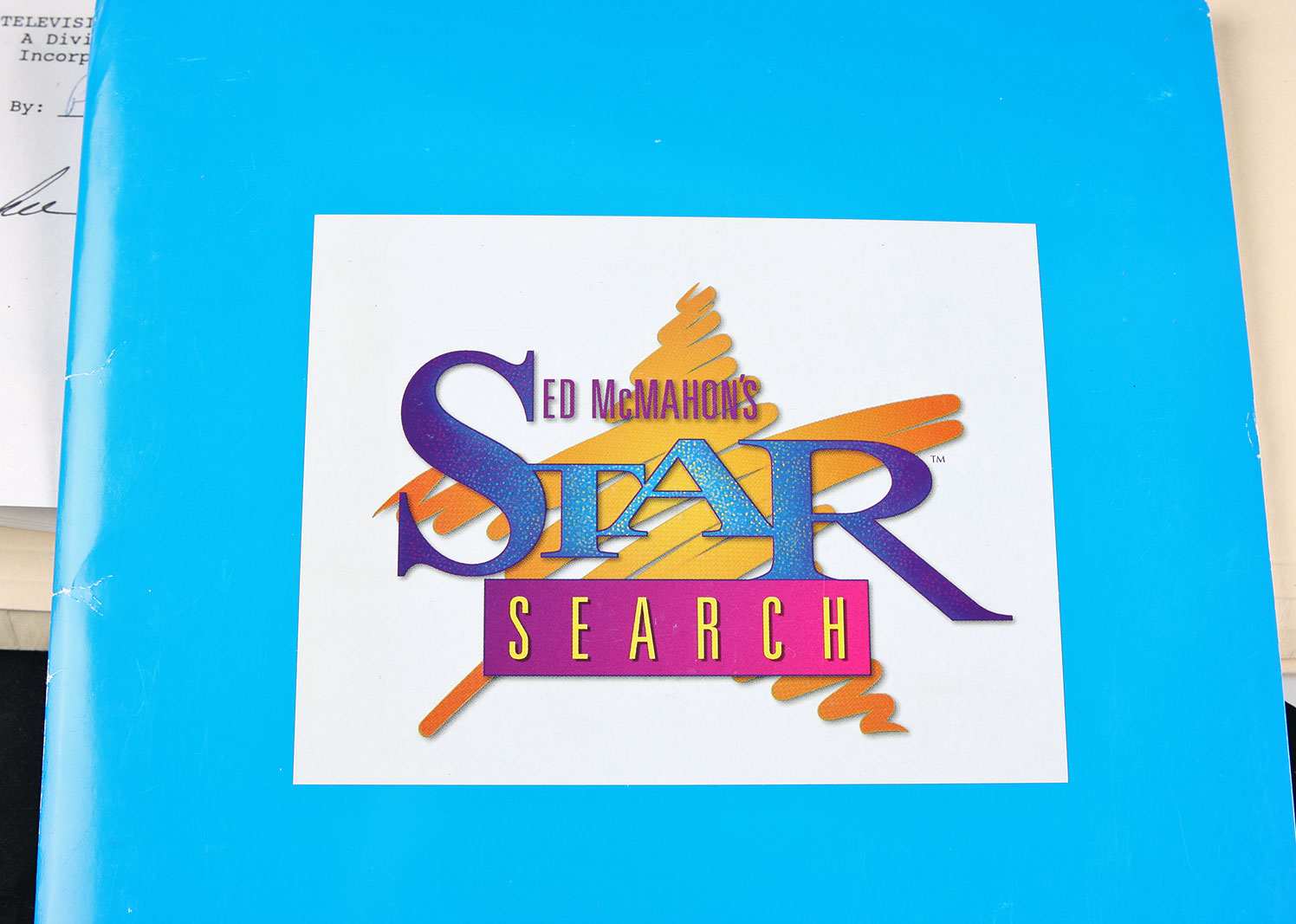Collection of Ed McMahon's "Star Search" Documents, Letters and Memos