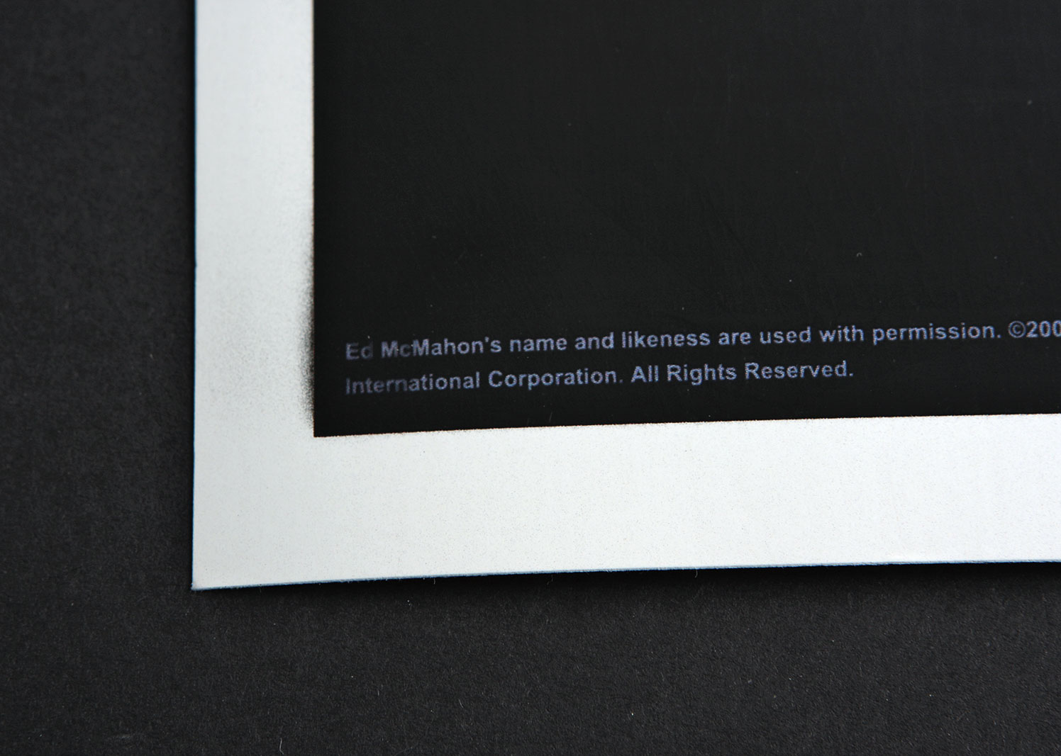 Autographed Promotional Photograph of Ed McMahon