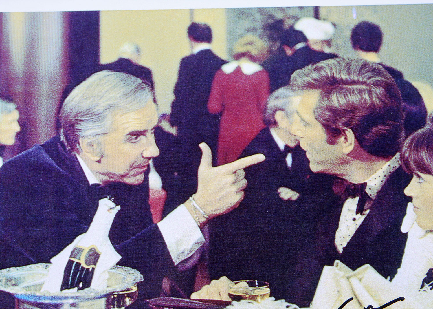 Signed Digital Print of Ed McMahon with "Fun with Dicka and Jane" Co-stars Jane Fonda and George Segal
