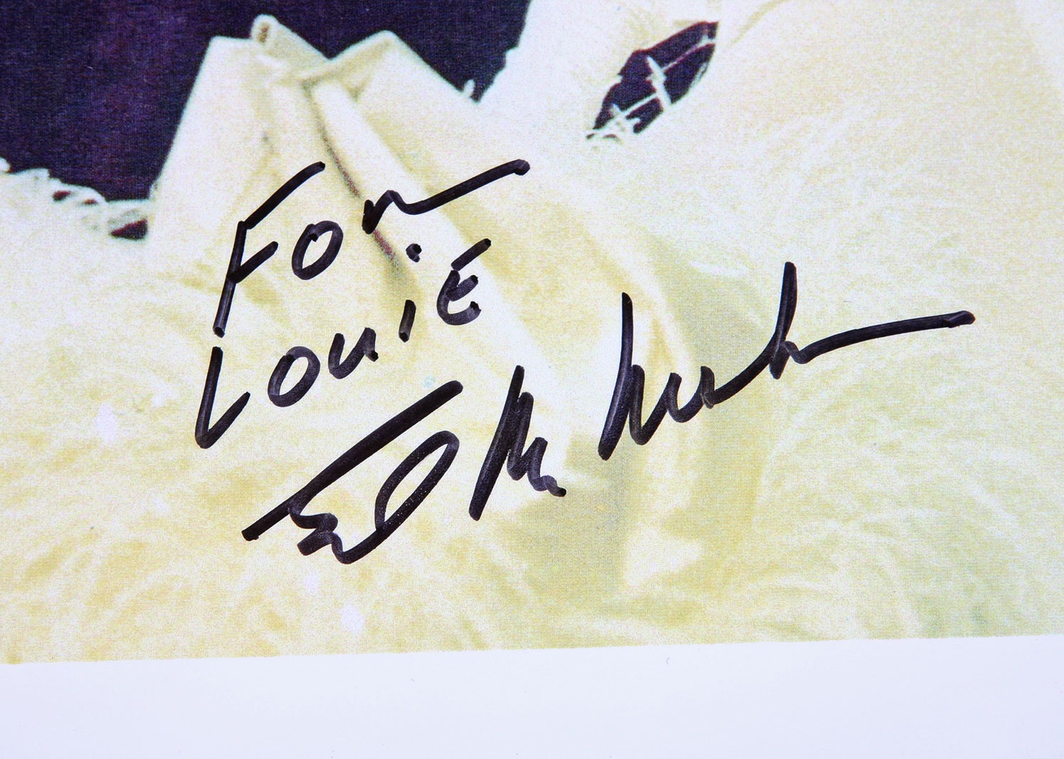 Signed Digital Print of Ed McMahon with "Fun with Dicka and Jane" Co-stars Jane Fonda and George Segal