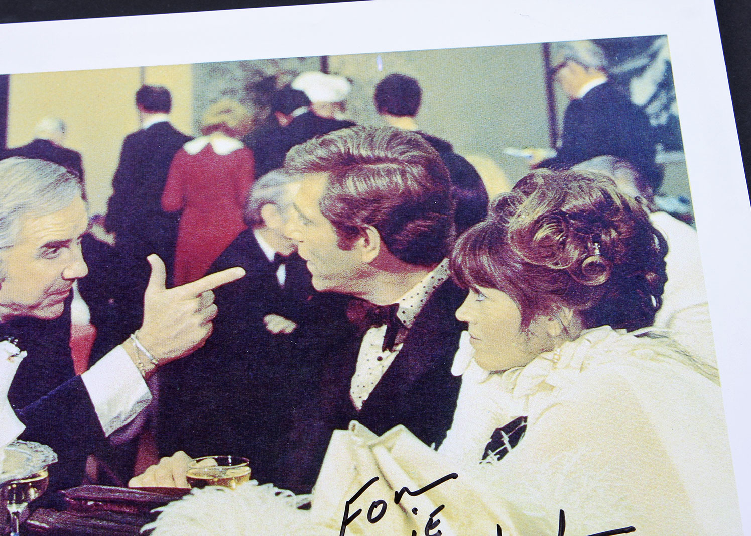 Signed Digital Print of Ed McMahon with "Fun with Dicka and Jane" Co-stars Jane Fonda and George Segal