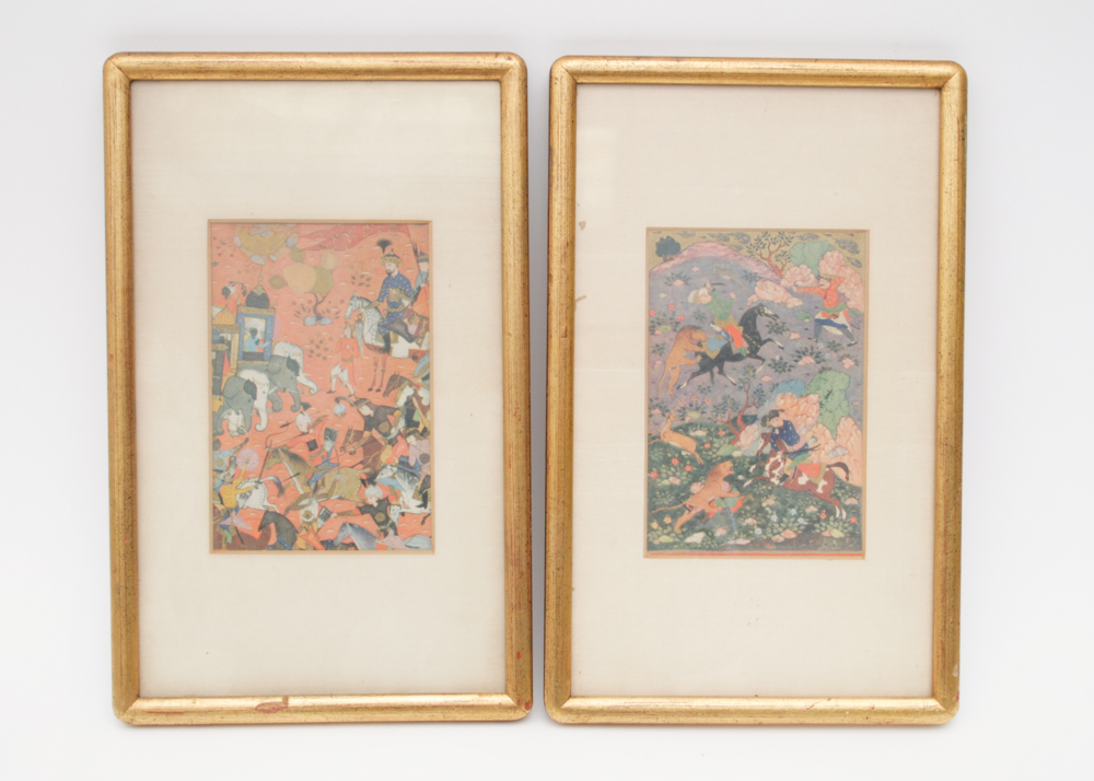 Pair of Persian Style Paintings