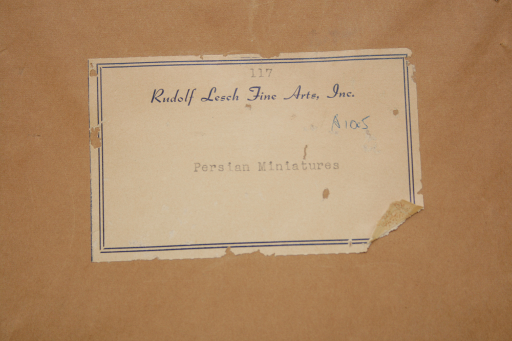 Pair of Persian Style Paintings