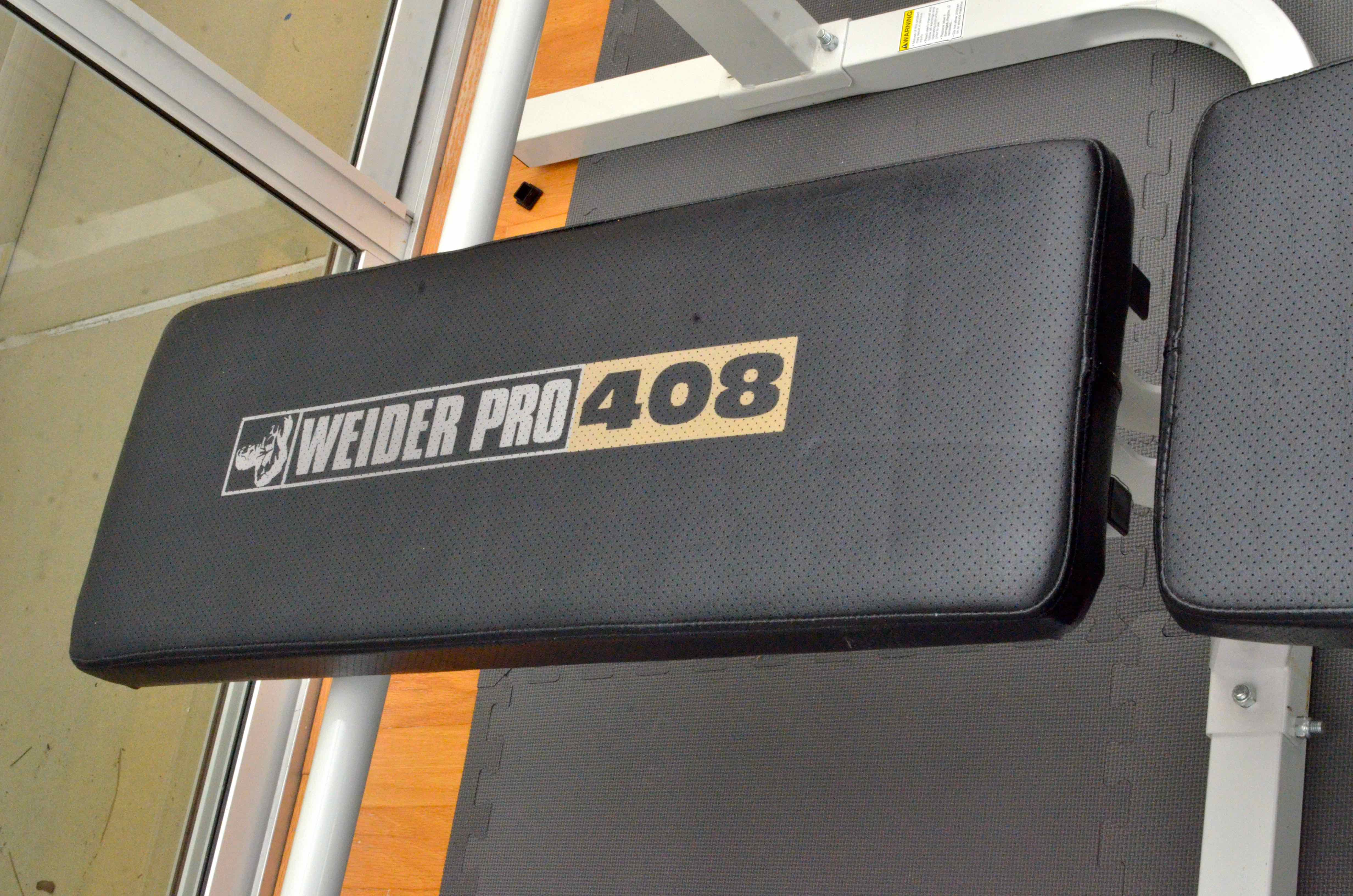 Weider Pro 408 Weight Bench With Weights