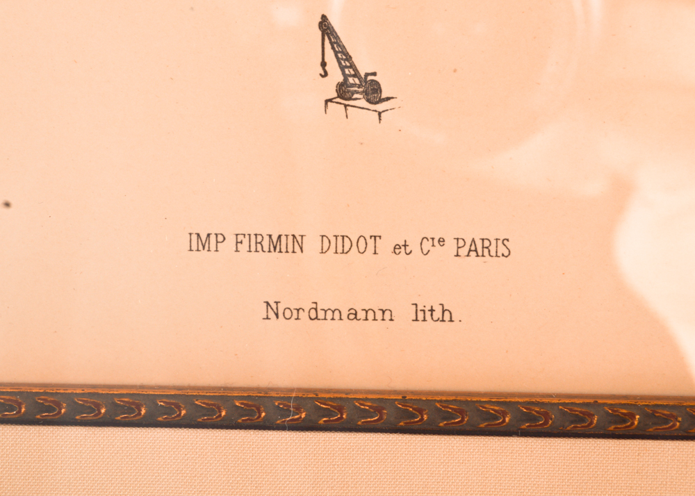 19th Century Framed Spain "Le Costume Historique" Chromolithograph