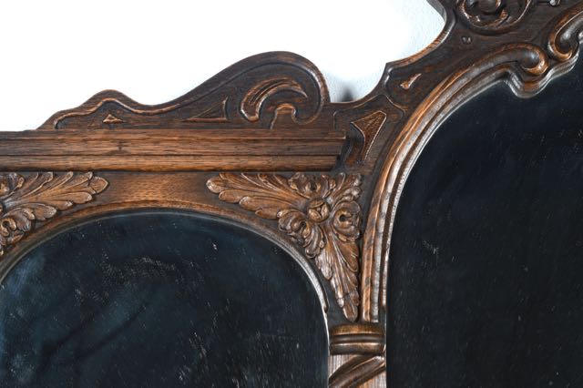 Jacobean Style Vanity with Mirror
