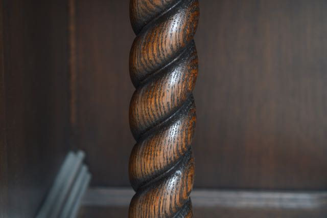 Jacobean Style Vanity with Mirror