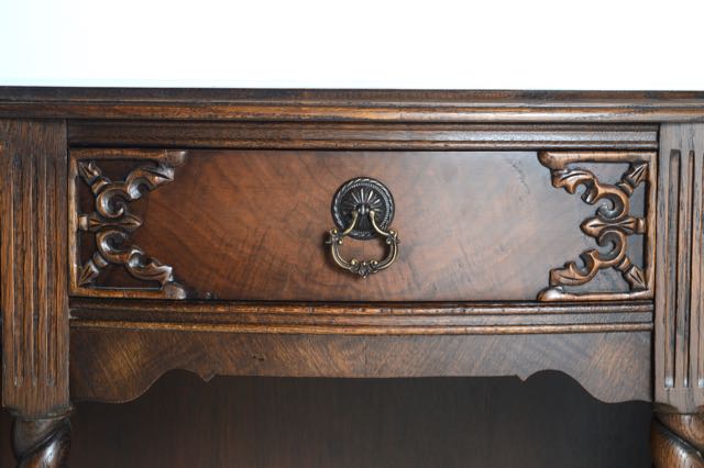 Jacobean Style Vanity with Mirror