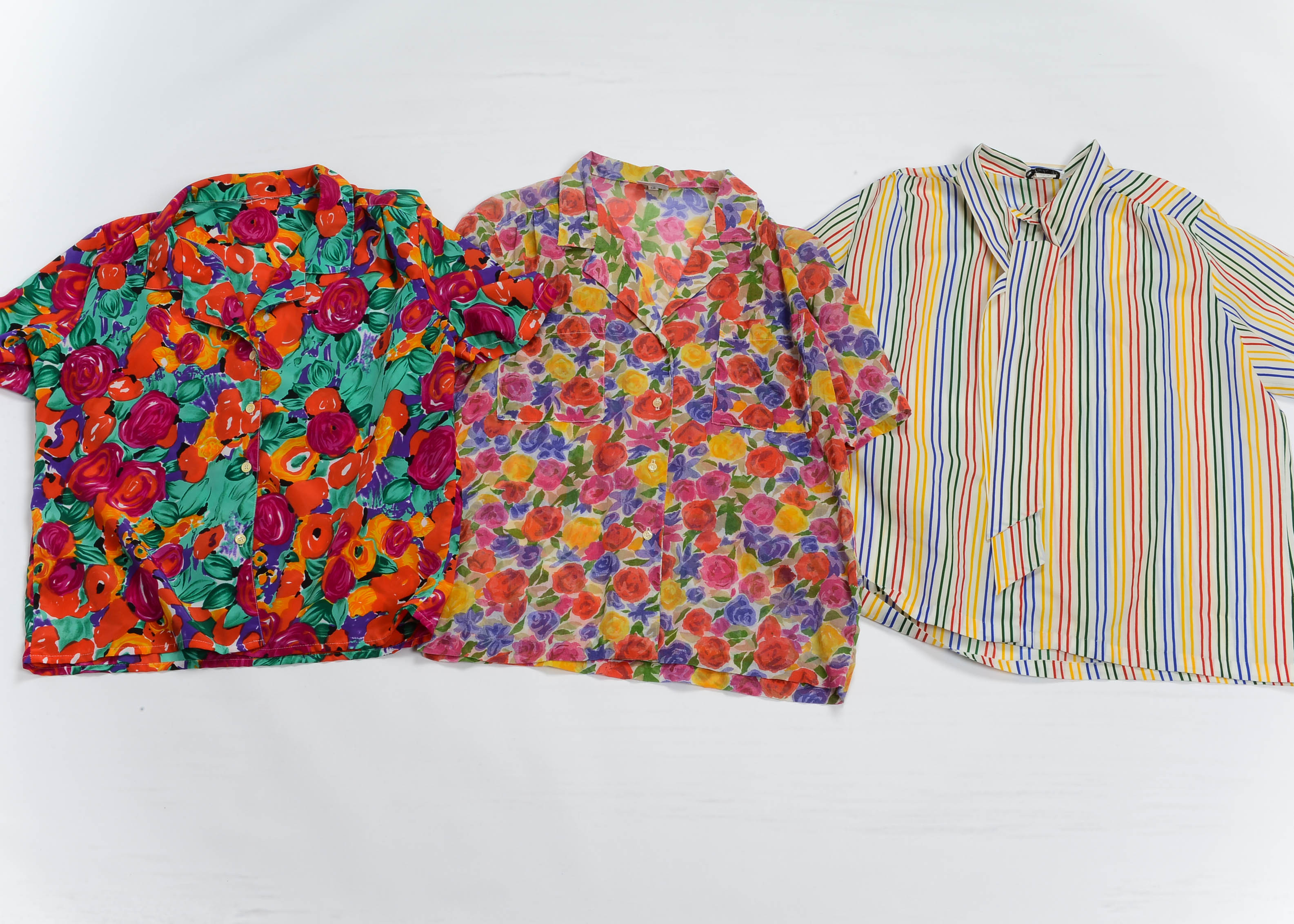 Three Ladies Vintage Blouses