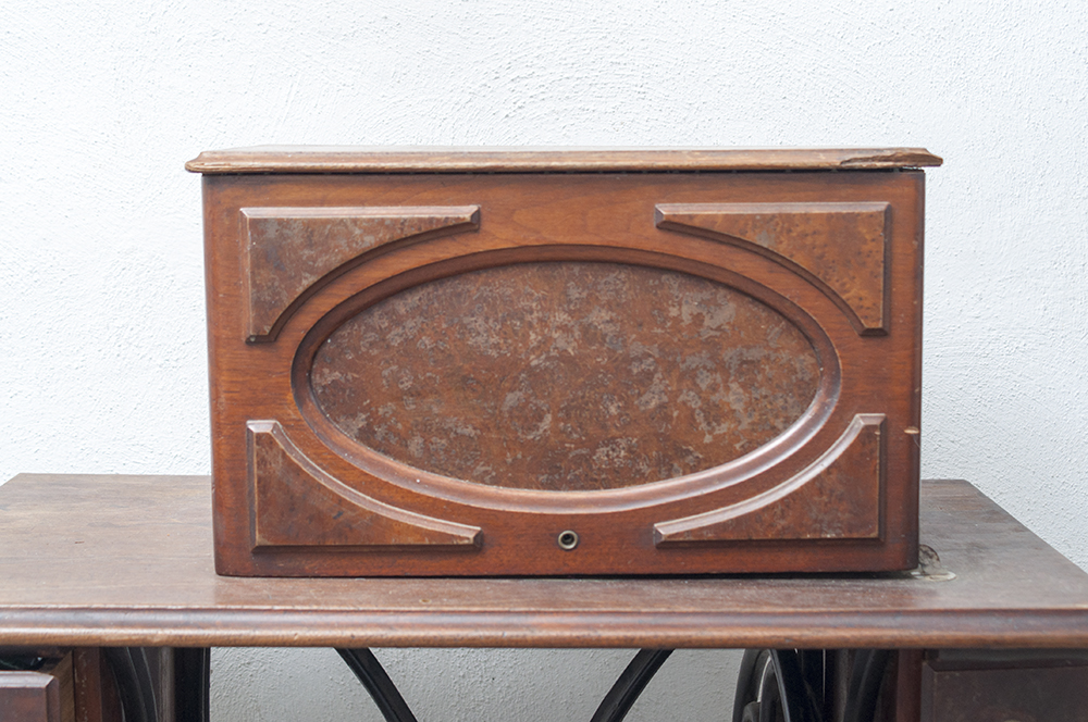 White Sewing Machine Table