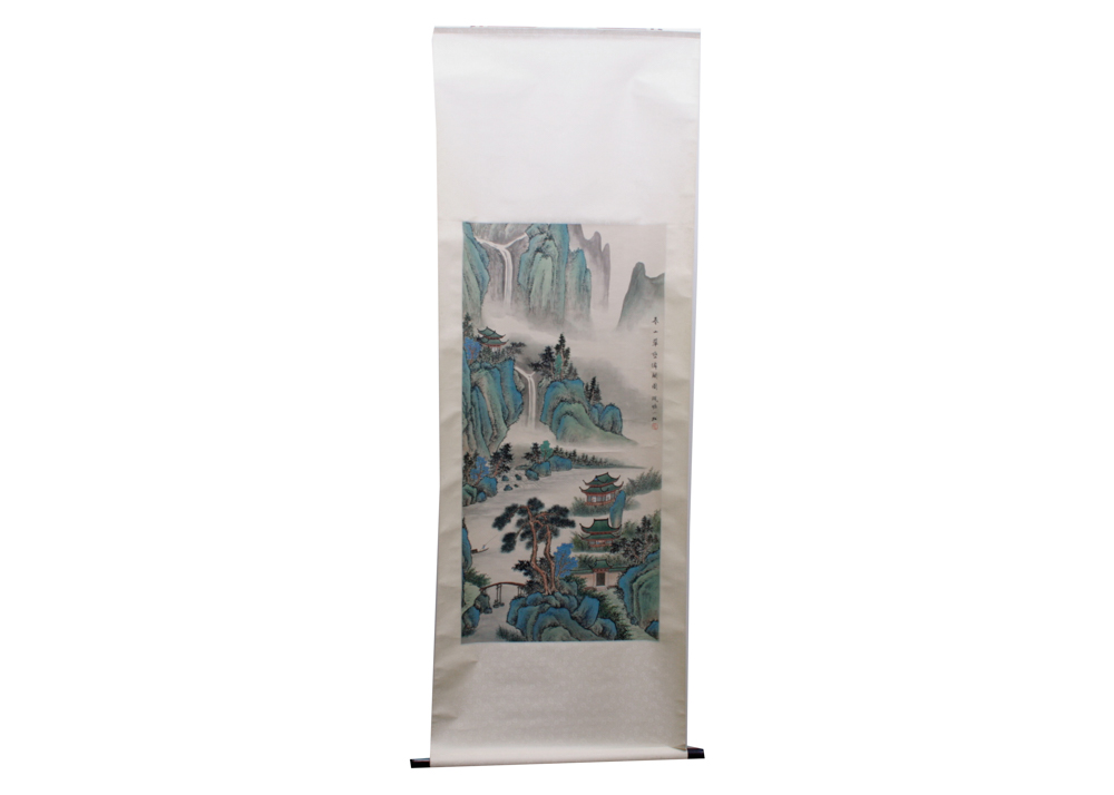Vertical Chinese Scroll Painting