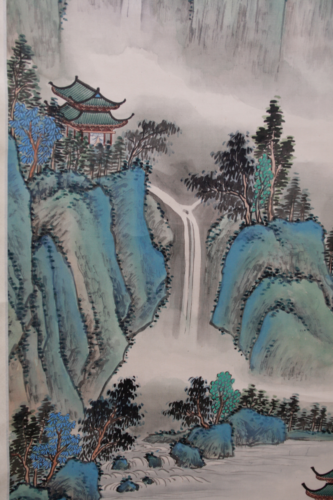 Vertical Chinese Scroll Painting