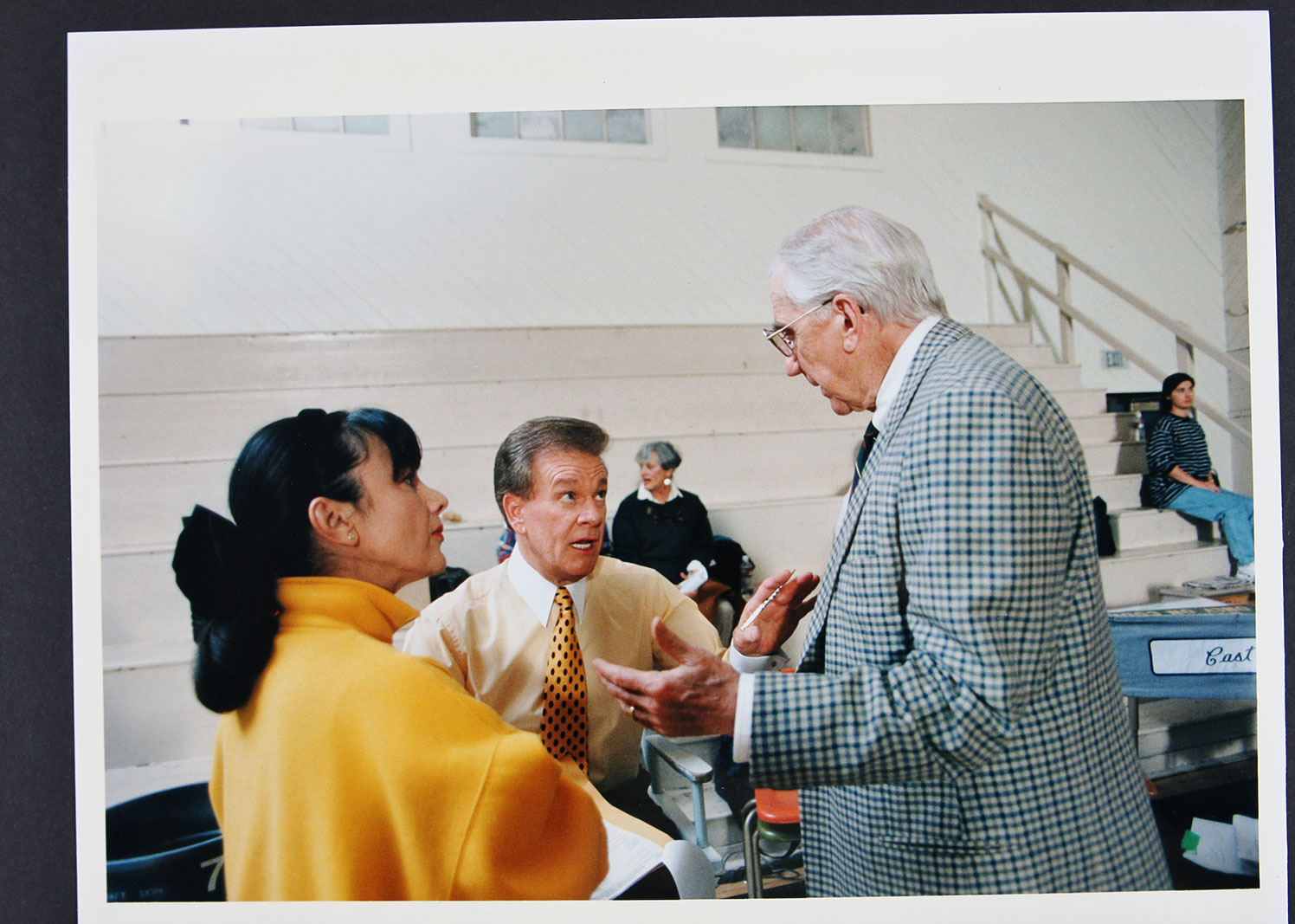 "Safety Patrol" Movie Set C-Type Photograph Reprints of Ed McMahon with Cast and Crew