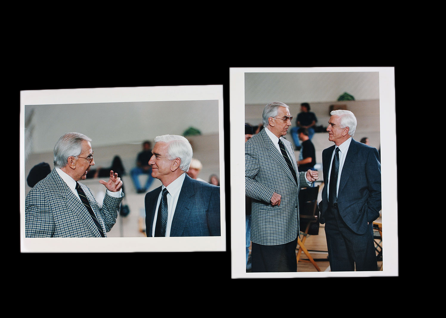 "Safety Patrol" Movie Set C-Type Photograph Reprints of Ed McMahon with Cast and Crew