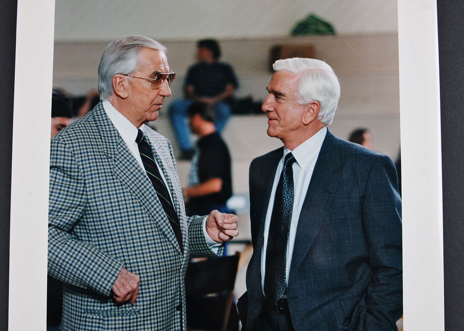 "Safety Patrol" Movie Set C-Type Photograph Reprints of Ed McMahon with Cast and Crew