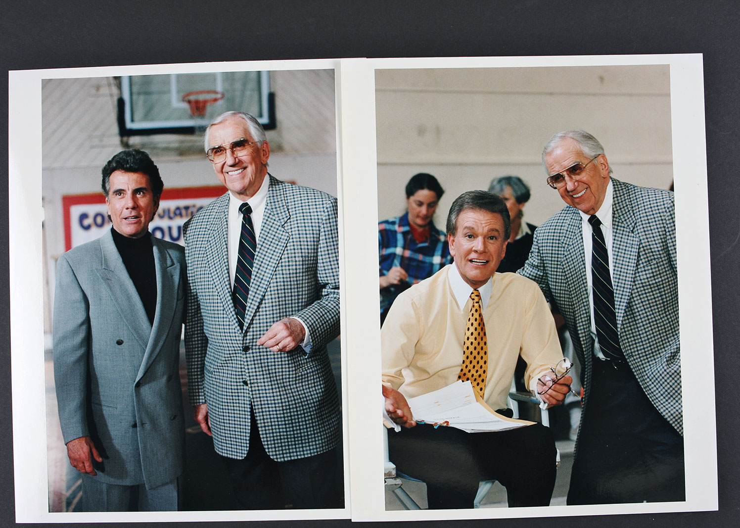 "Safety Patrol" Movie Set C-Type Photograph Reprints of Ed McMahon with Cast and Crew