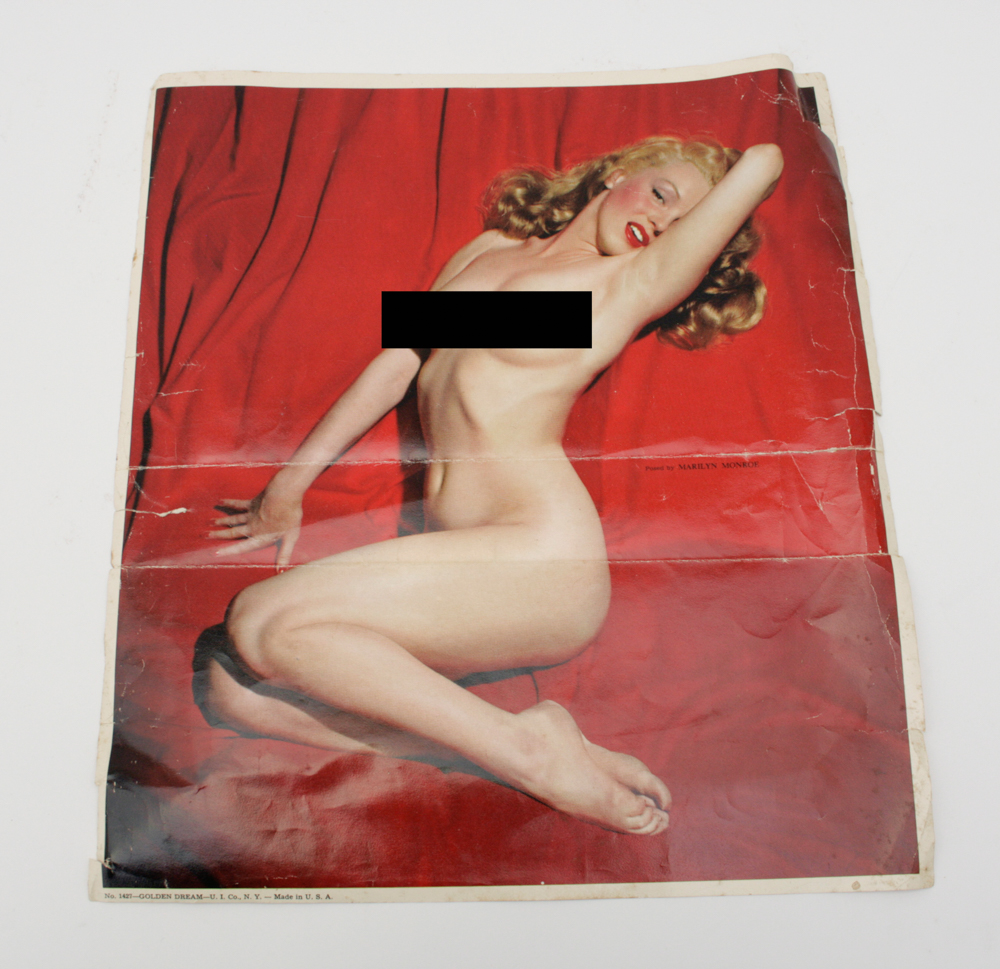 Nude Marilyn Monroe Poster and 1957 Calendar