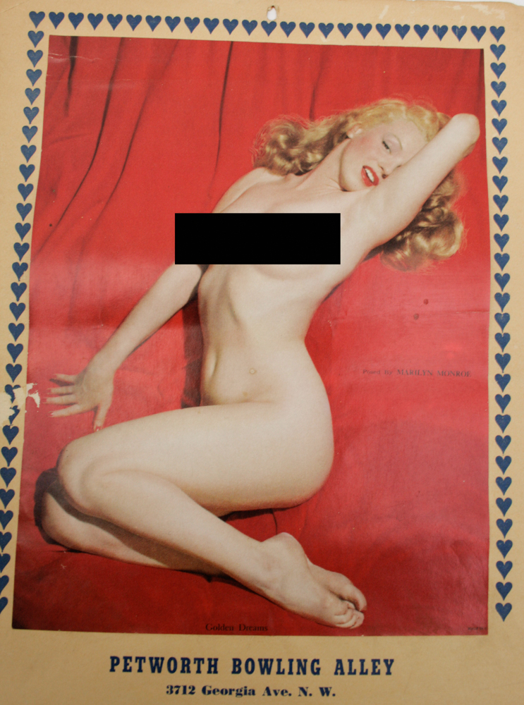Nude Marilyn Monroe Poster and 1957 Calendar