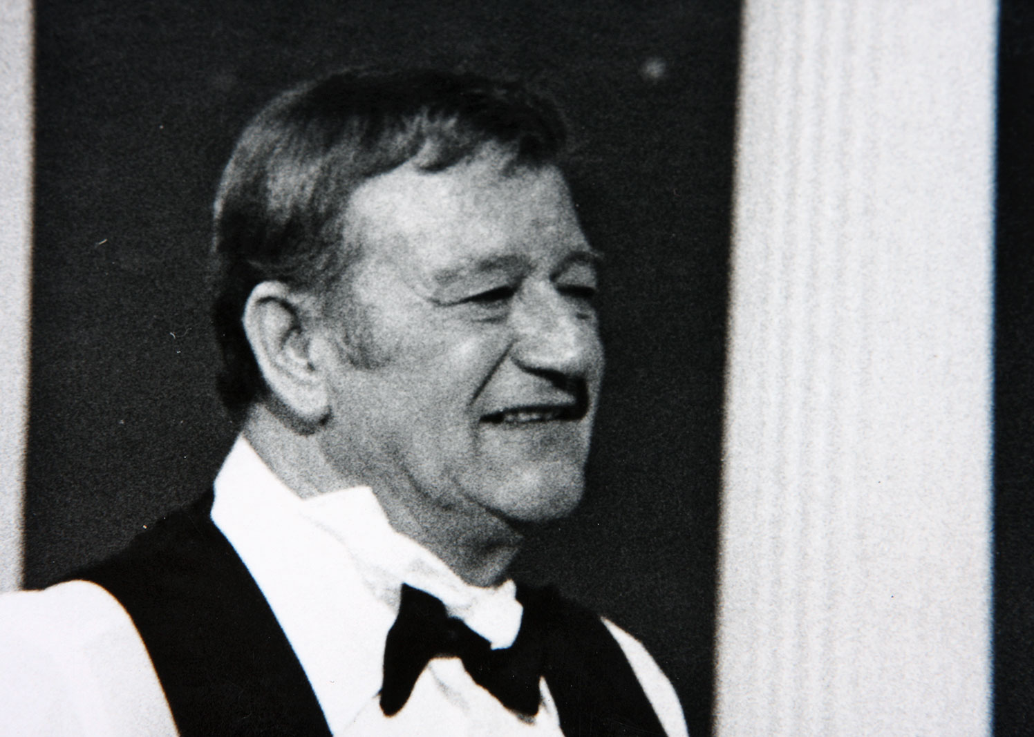 Silver Gelatin Print and Negative of Ed McMahon with John Wayne