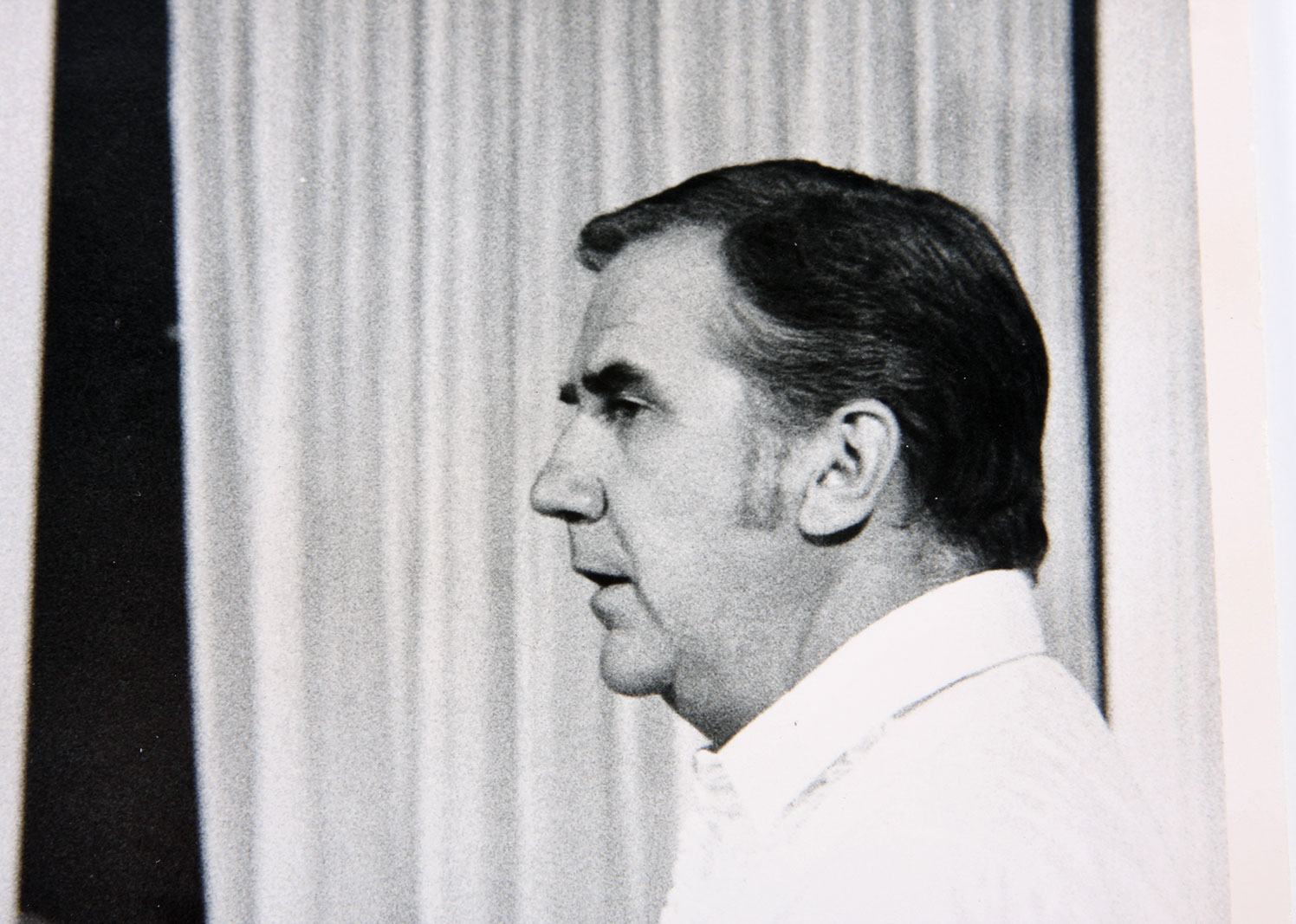 Silver Gelatin Print and Negative of Ed McMahon with John Wayne