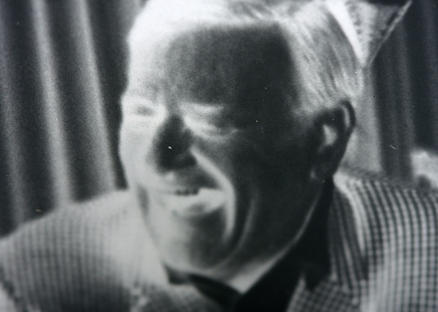 Silver Gelatin Print and Negative of Ed McMahon with John Wayne