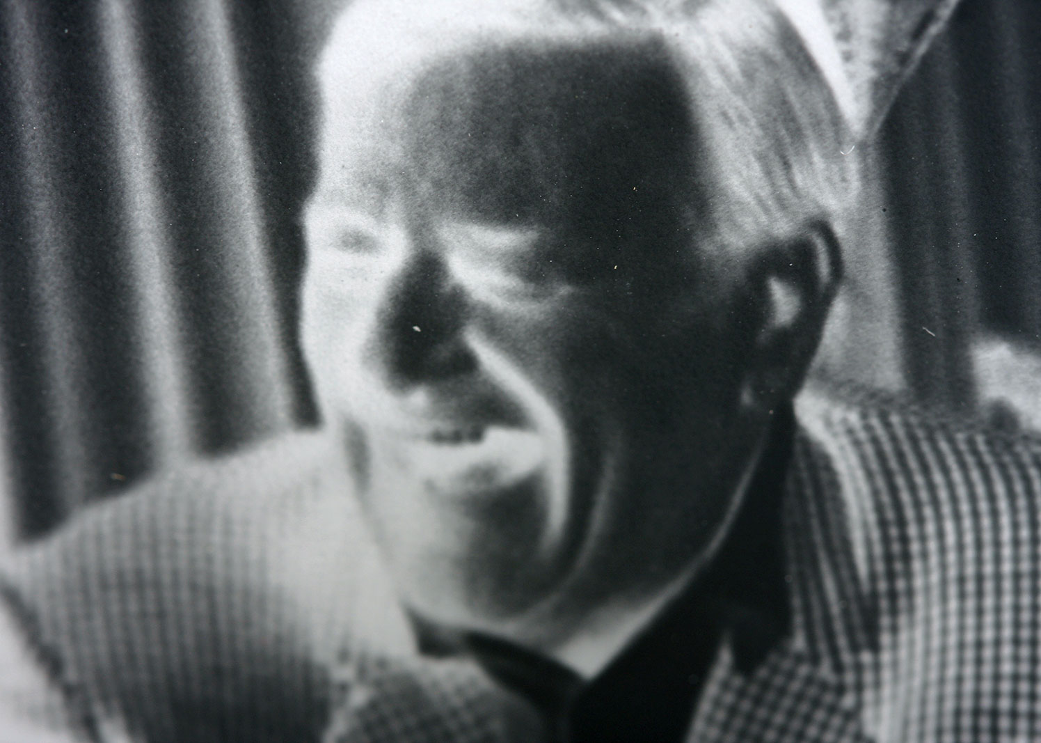 Silver Gelatin Print and Negative of Ed McMahon with John Wayne