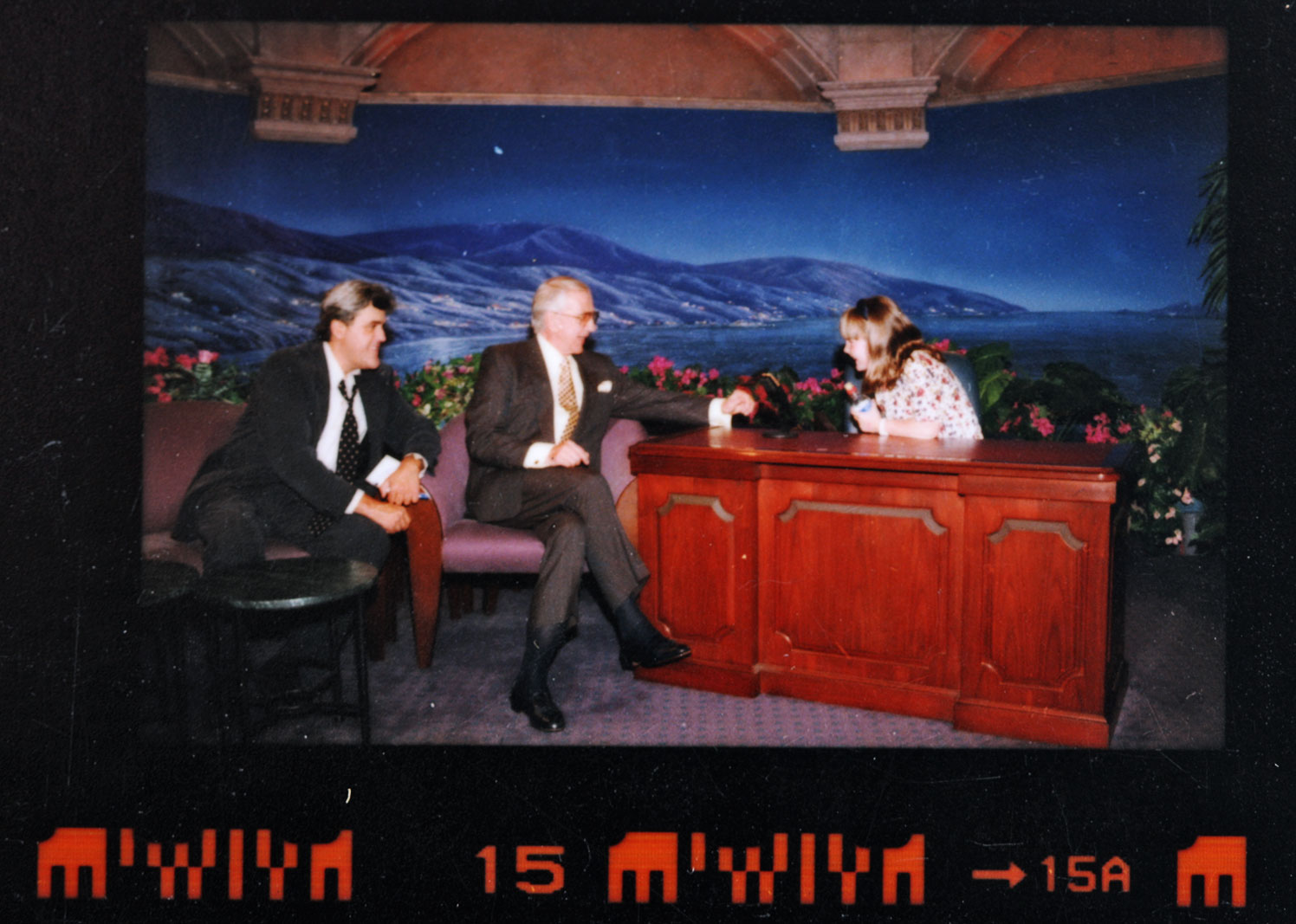 Grouping of NBC Contact Sheets and Negatives Featuring Ed McMahon and Jay Leno