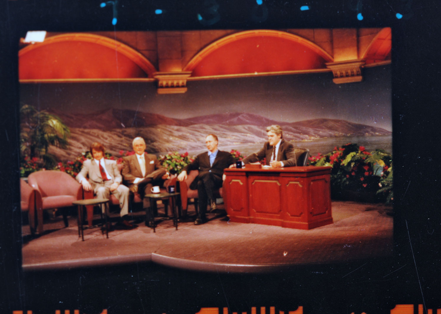 Grouping of NBC Contact Sheets and Negatives Featuring Ed McMahon and Jay Leno