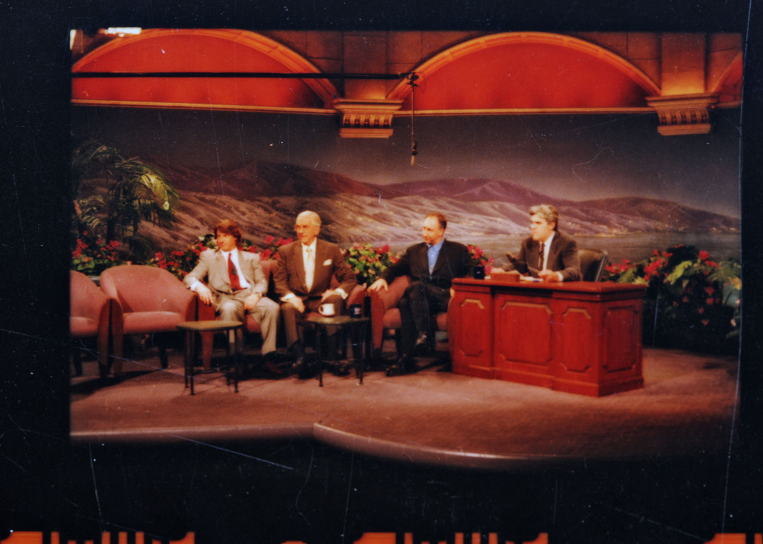 Grouping of NBC Contact Sheets and Negatives Featuring Ed McMahon and Jay Leno