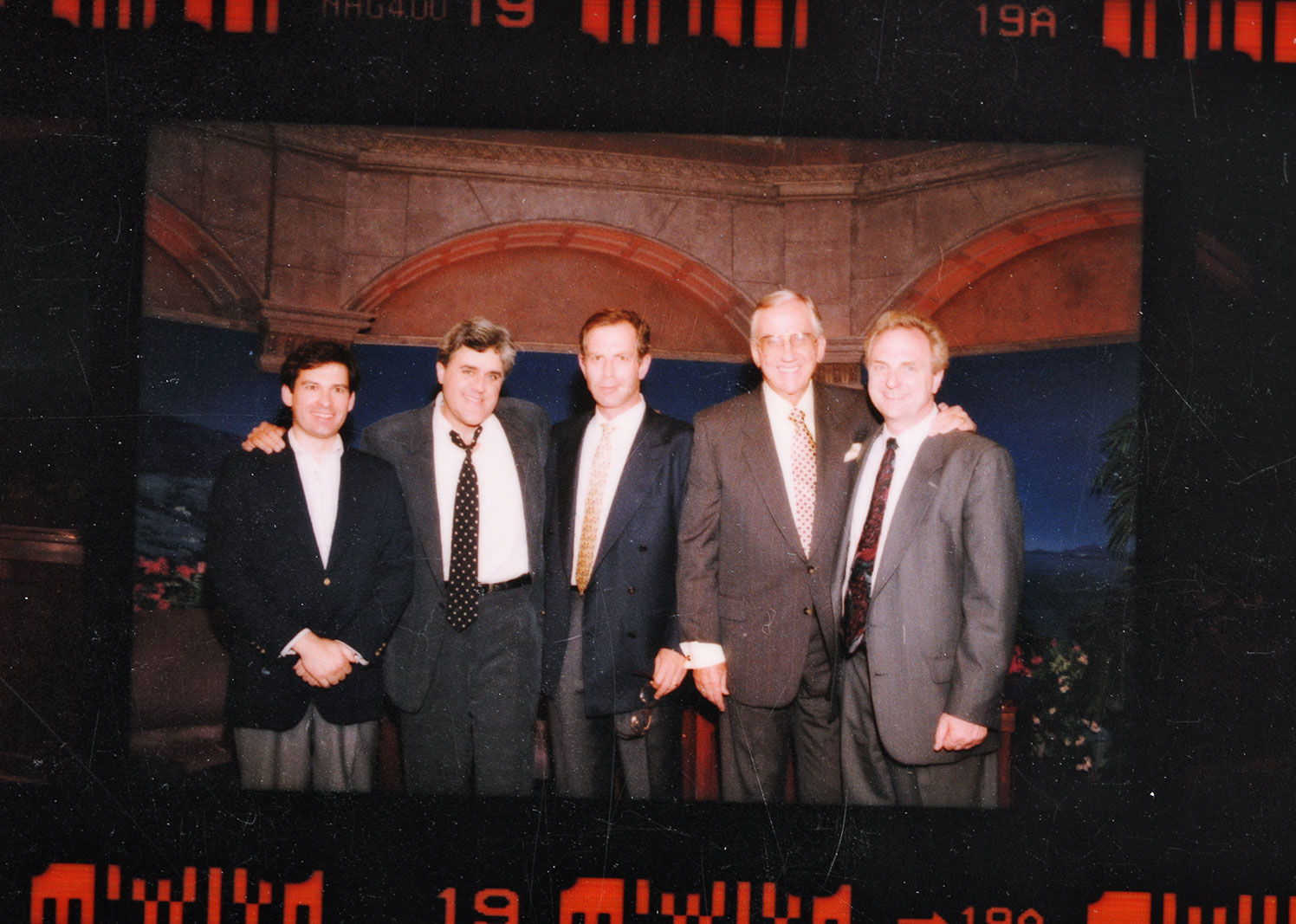 Grouping of NBC Contact Sheets and Negatives Featuring Ed McMahon and Jay Leno