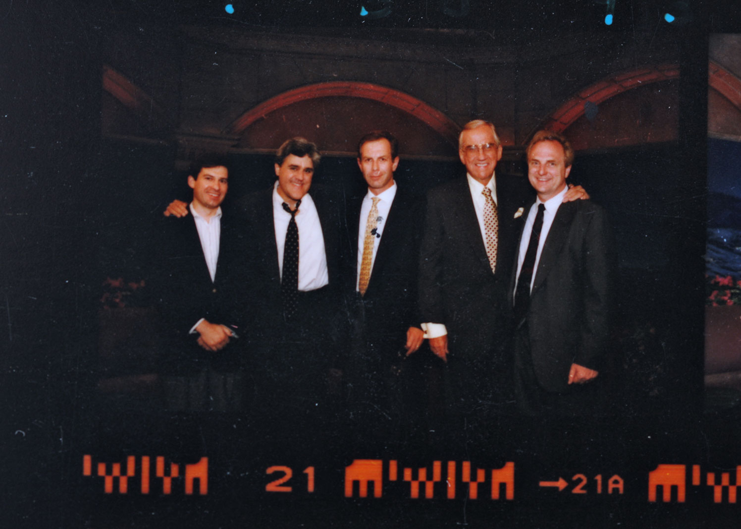 Grouping of NBC Contact Sheets and Negatives Featuring Ed McMahon and Jay Leno