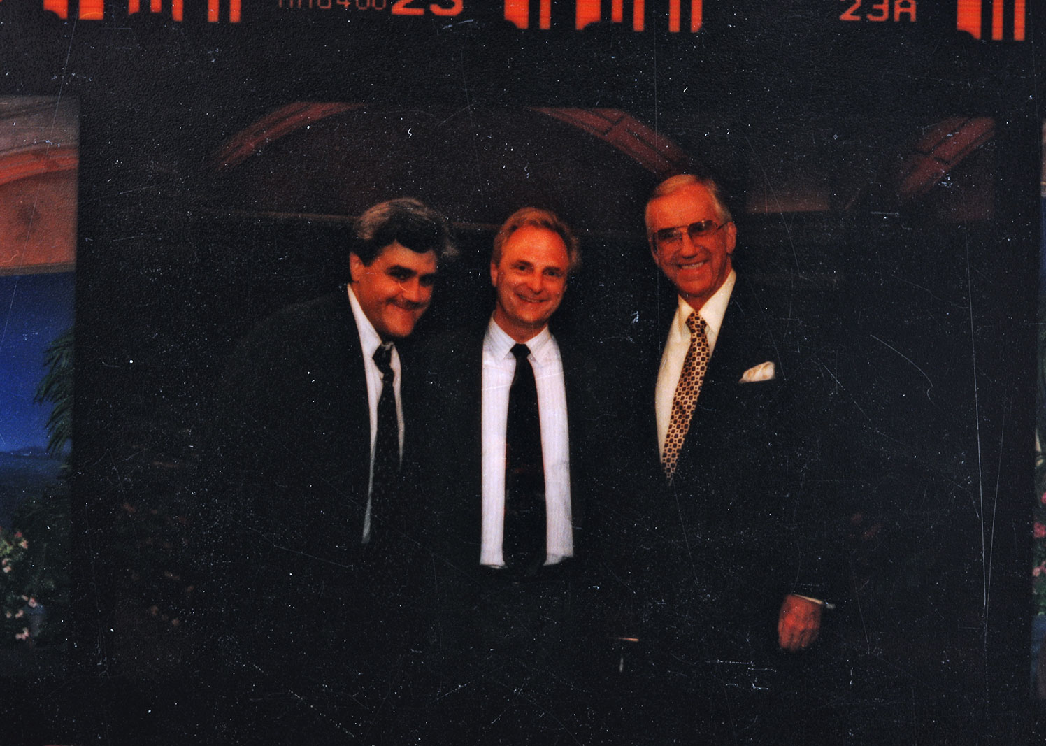 Grouping of NBC Contact Sheets and Negatives Featuring Ed McMahon and Jay Leno