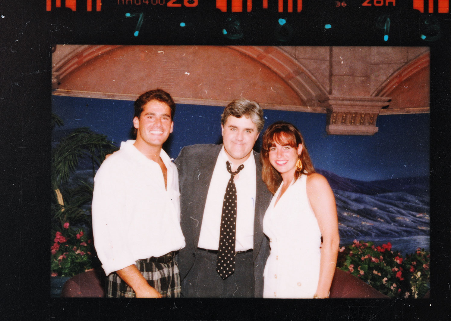 Grouping of NBC Contact Sheets and Negatives Featuring Ed McMahon and Jay Leno