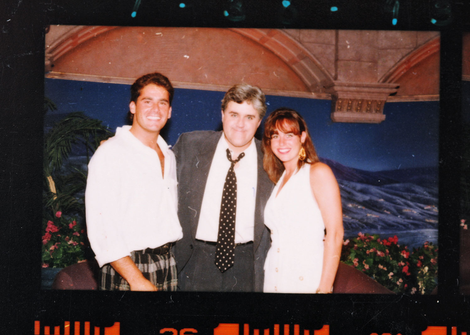 Grouping of NBC Contact Sheets and Negatives Featuring Ed McMahon and Jay Leno