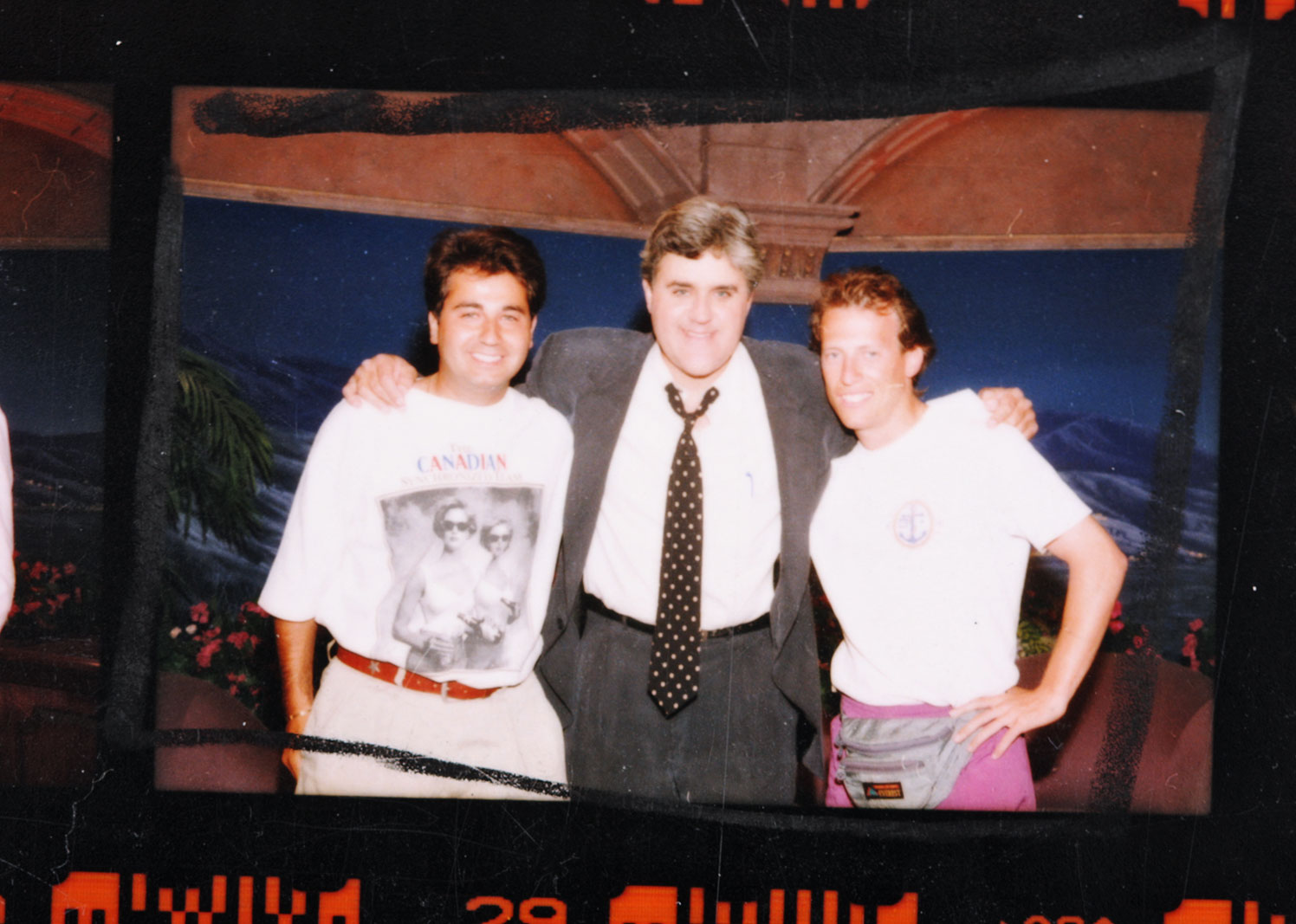 Grouping of NBC Contact Sheets and Negatives Featuring Ed McMahon and Jay Leno