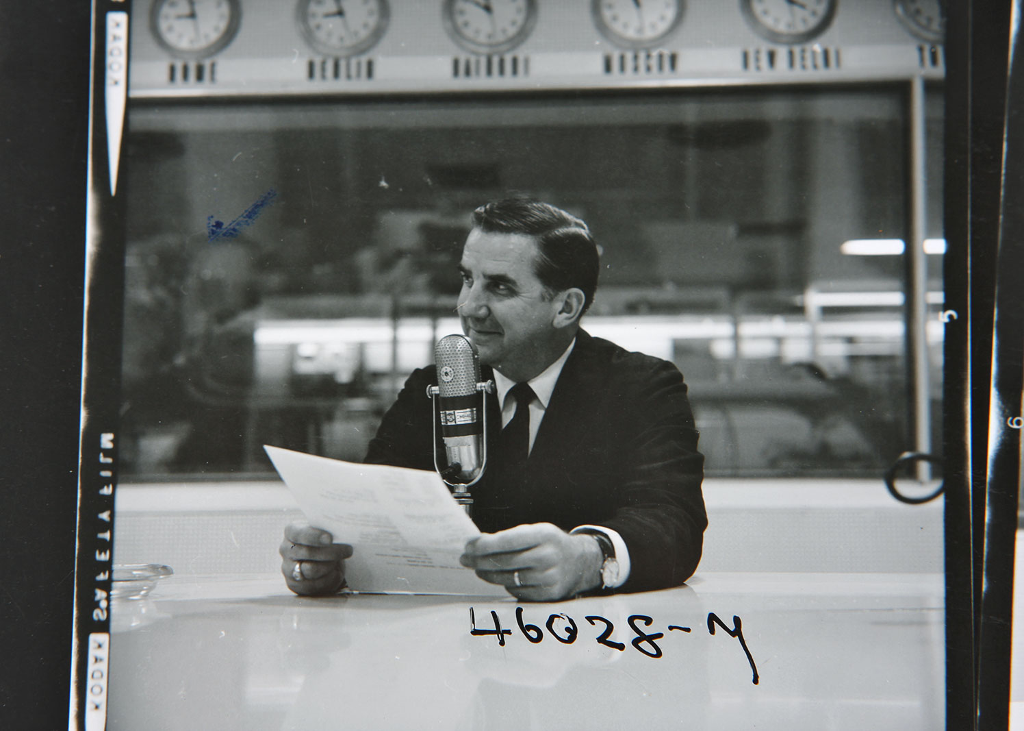 Grouping of NBC Contact Sheets and Negatives Featuring Ed McMahon and Jay Leno