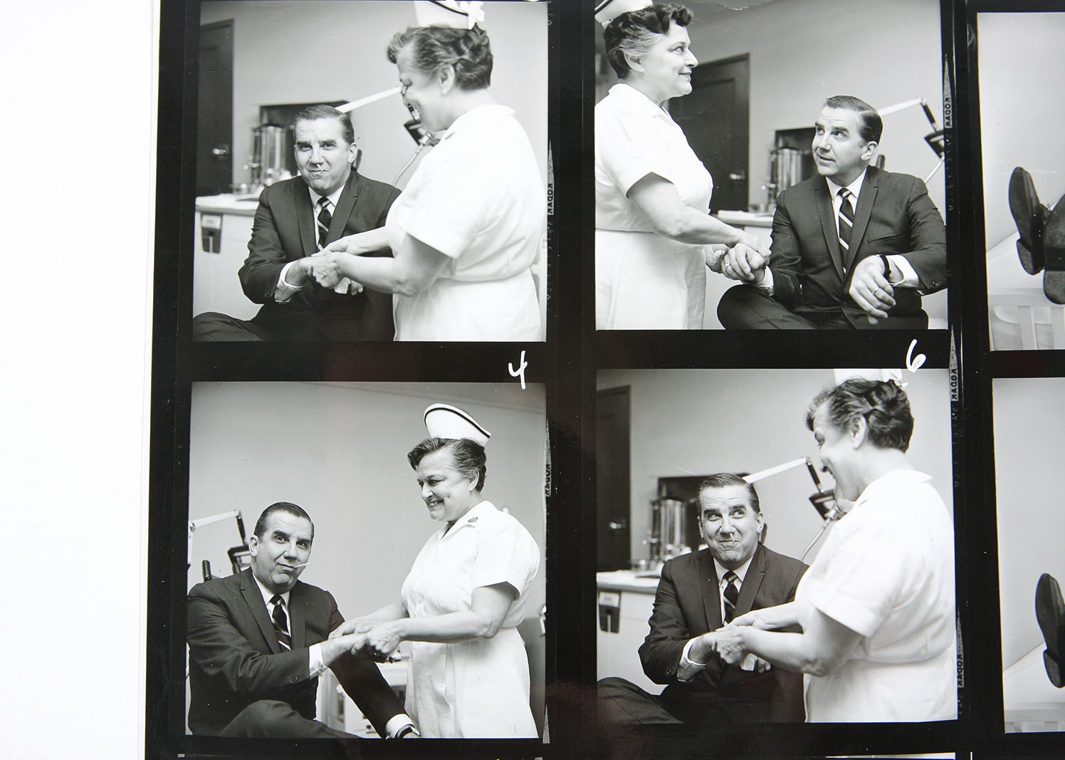 Grouping of NBC Contact Sheets and Negatives Featuring Ed McMahon and Jay Leno