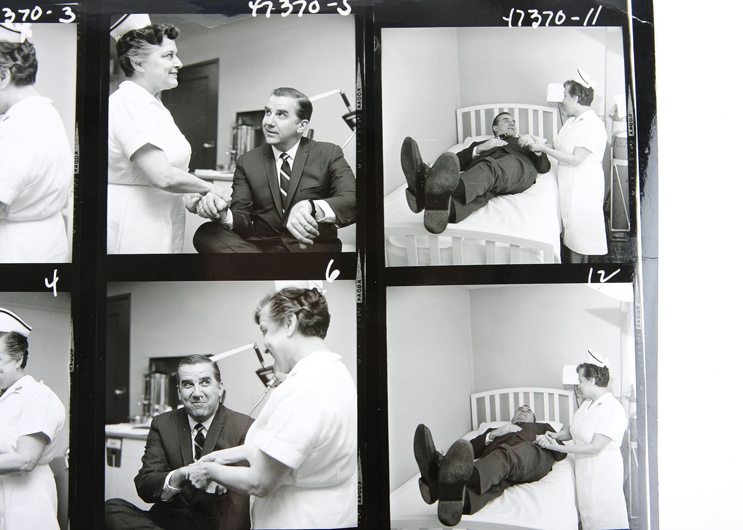 Grouping of NBC Contact Sheets and Negatives Featuring Ed McMahon and Jay Leno