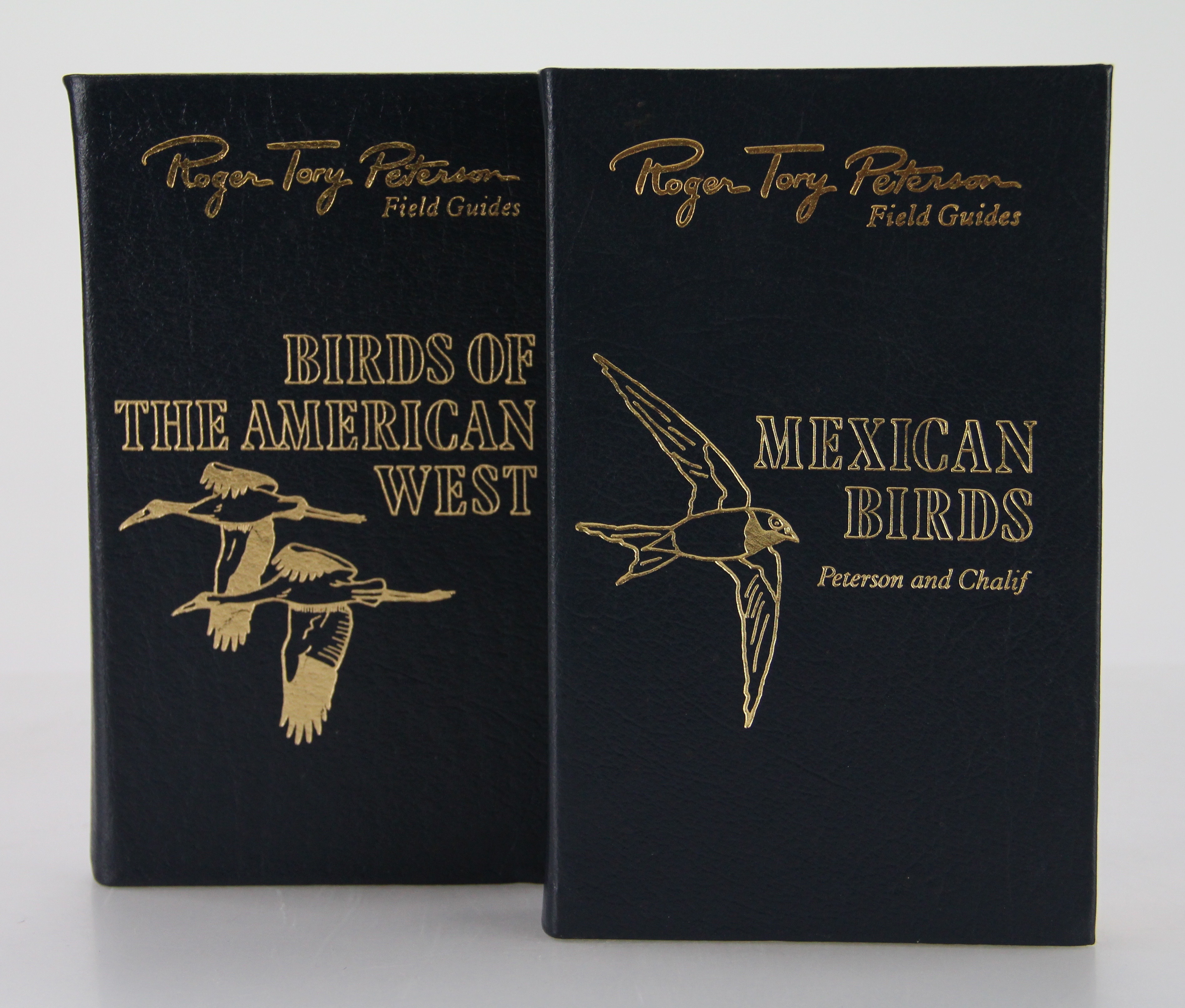 Easton Press Grouping of Roger Tory Peterson Bird and Fish Field Guides
