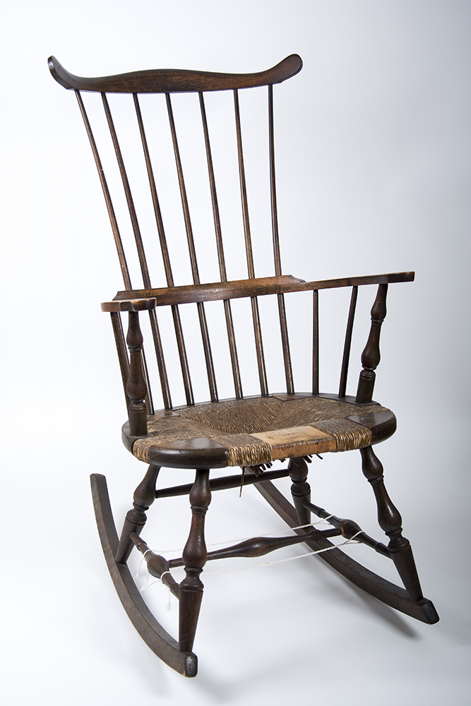 Vintage Windsor Comb Back Rocking Chair