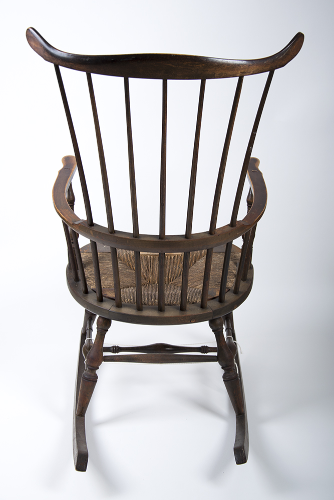 Vintage Windsor Comb Back Rocking Chair