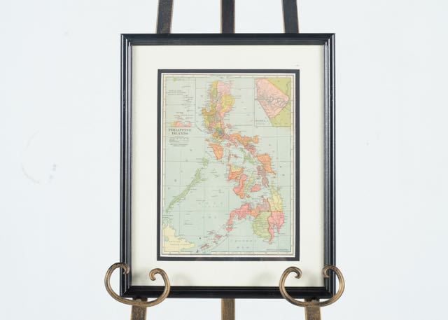 Original 1900 Map of South America