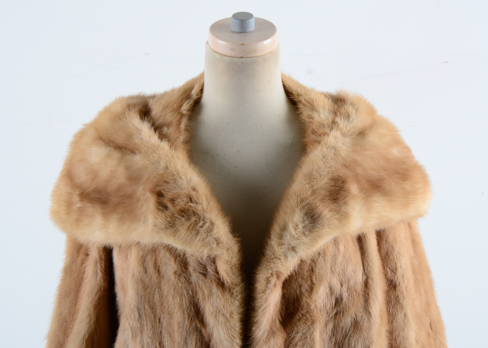 Vintage Emba, "Autumn Haze" Natural Brown Mink Fur Jacket